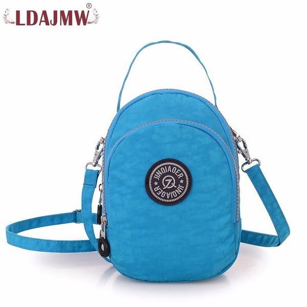

ldajmw new woman handbag waterproof nylon single shoulder messenger portable small square bag cross sellers