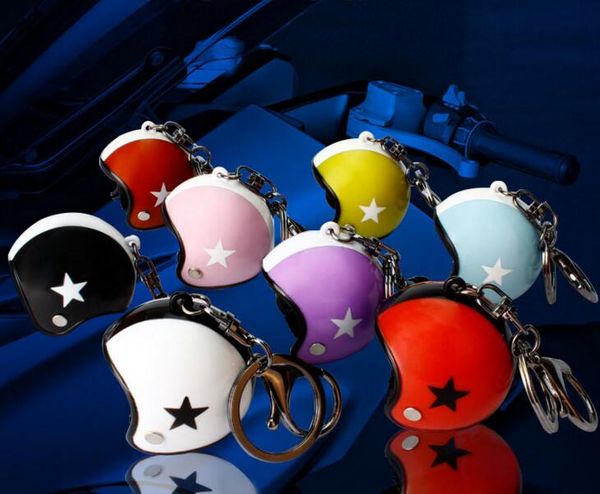 

3d racing motorcycle helmet keychain key ring moto accessories promotion gift carabiner keychain knight's safety helmet keychains 10 co, Silver