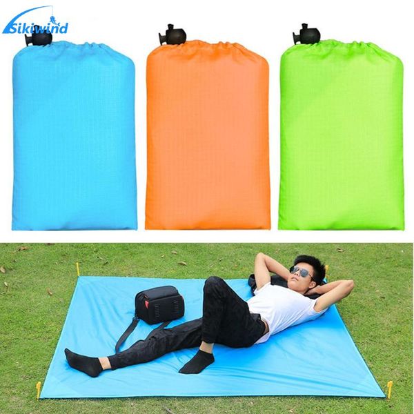 

waterproof beach mat camping picnic mattress sandless beach blanket sand proof rug portable pocket mat for hiking 70*110cm