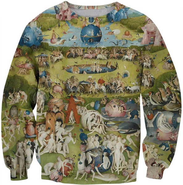 

new fashion women/men eur religion art painting funny 3d printed sweatshirts hoody long sleeves s---5xl b29, Black