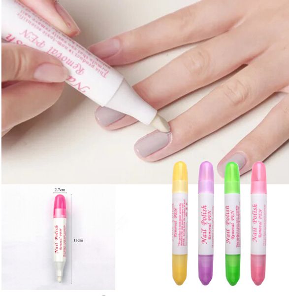 

1 pc nail art treatment nutritious polish nail care oil pen remove mistakes + 3 tips nail polish corrector pen