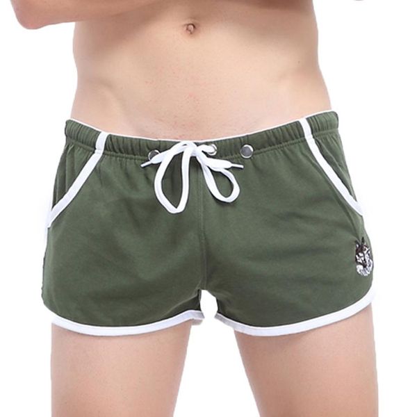 

2017 mens underwear running pocket shorts boxers underpants breathable briefs youthful own store, White;red