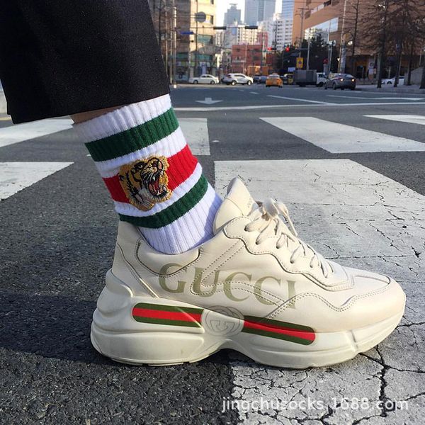 

Tiger head embroidery ba ketball ock men ock brand happy crew gcd ock for men ventilation per piration deodorization anti friction