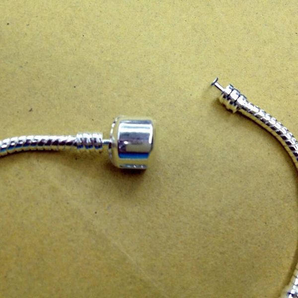 

Бензопила Части Cadena De Motosierra Wholesale - 3 мм 16-21cm Серебро Пандора покрыло браслет цепи с