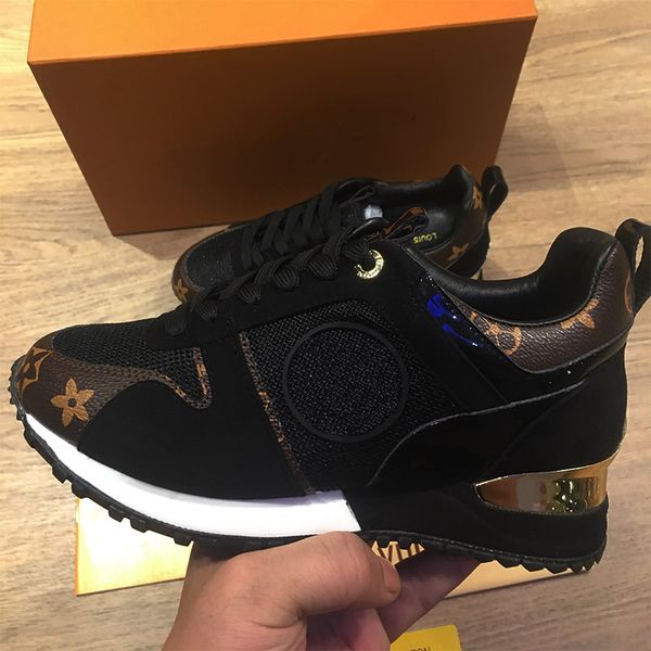 

De igner lace up neaker luxury brand hoe women leather ca ual hoe me h breathable runner hoe port trainer hoe neaker mixed color
