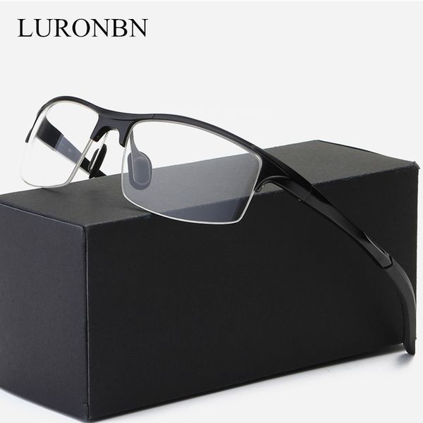 

2018 new ultra-light aluminum-magnesium frames fashion retro glasses frame men women computer optical eye glasses women's frame, Silver
