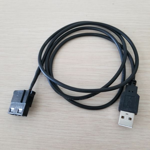 

IDE Molex to USB A Male Converter 5V Power Cable Cord for Laptop Router Cooling Fan Black 1M