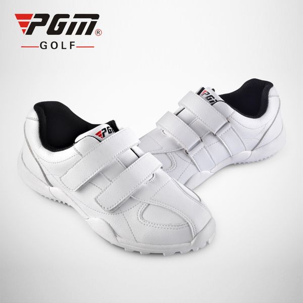 

pgm women's eva golf shoes hook & loop golf sneakers breathable waterproof sport shoes for women spike antiskid 35-39