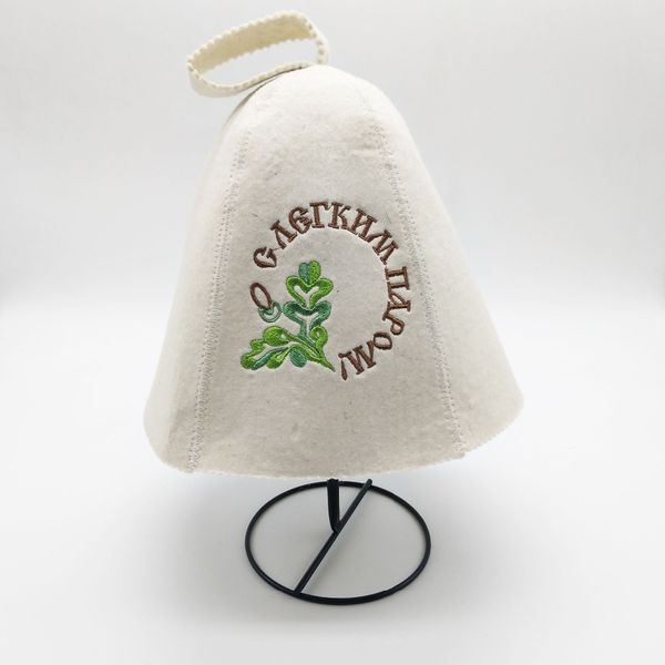 

2017 favorable price wool felt embroidery sauna hat