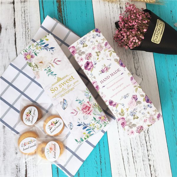 

beautiful flower cake box for chocolate muffin biscuits baking cranberry cookies box packaging wedding party favor box