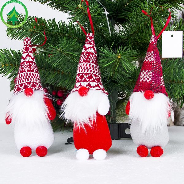 Christmas Tree Doll Pendant Christmas Cover Face Old Man Pendant