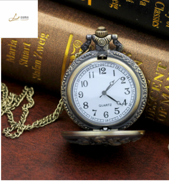 

zodiac bronze pocket watch antique 12 zodiac hanging watch retro three - dimensional carved animal quartz watch, Slivery;golden