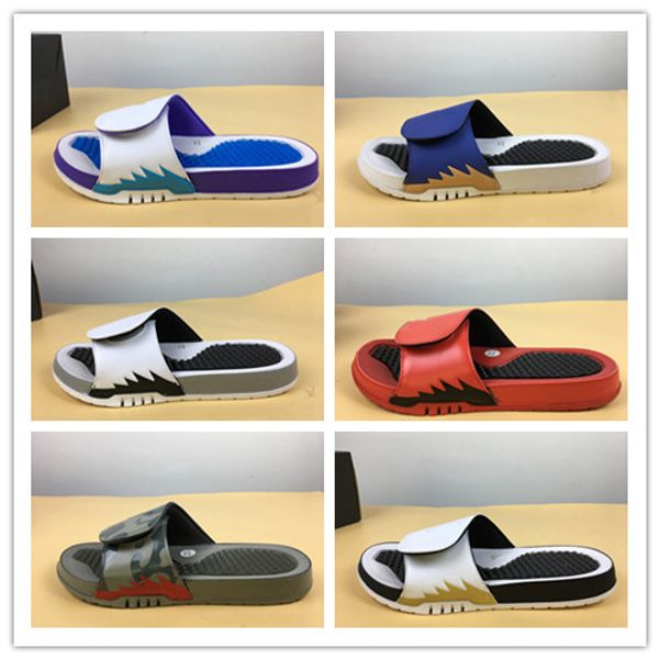 

wholesale 5 v slippers 5s red slide sandals hydro beach outdoor men shoes casual running sports sneakers size 36-47, Black
