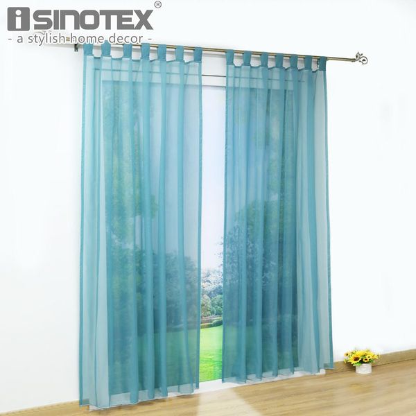 

isinotex window curtain solid color transparent sheer tulle voile fabric living room screening window treatment 1pcs/lot