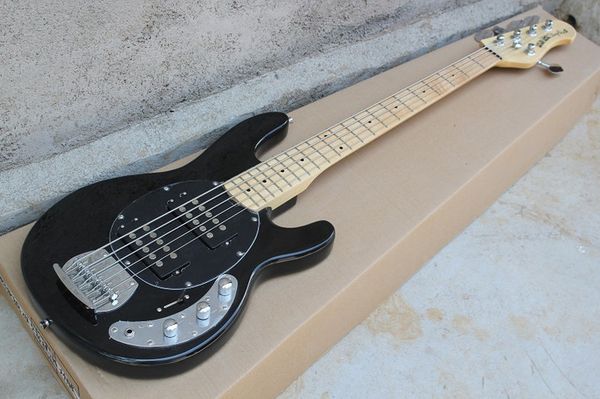 

New black mu ic man tingray5 active pickup ba guitar 5 tring ba guitar