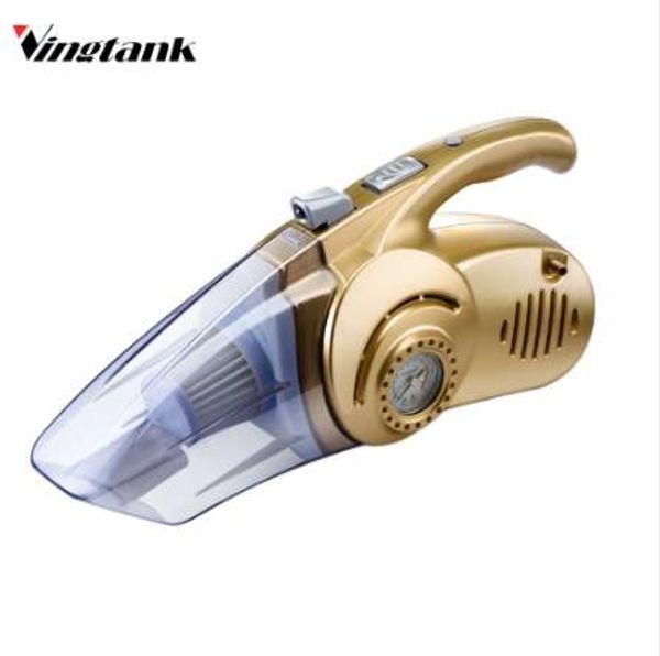 

vingtank multi-function portable wet/dry car vacuum cleaner lighting tire inflatable pump pressure gauge 120w handheld vacuum