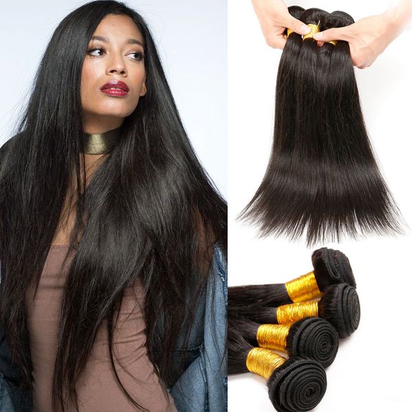 8a Brazilian Virgin Hair 3bundles Straight Unprocessed Brazilian