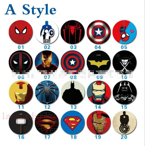 

Новая серия 100pcs смешивания паука-человека Капитан Америка Железный человек KT кош