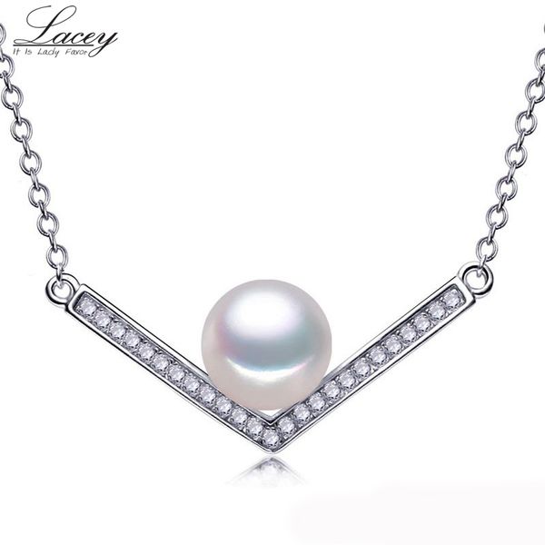 

925 sterling silver jewelry,white natural freshwater pearl pendant necklace for women,mother of pearl pendant girl gifts