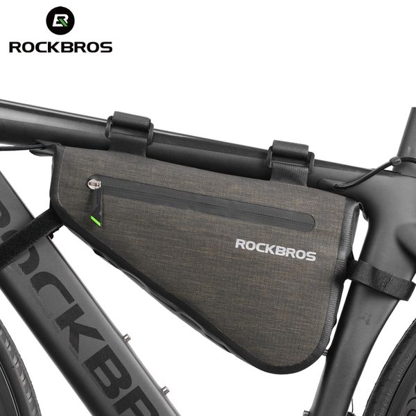 

rockbros 8l 5l bike bag cycling bag fully waterproof 600d nylon bycicle bicycle bike accessories bisiklet aksesuar mid frame