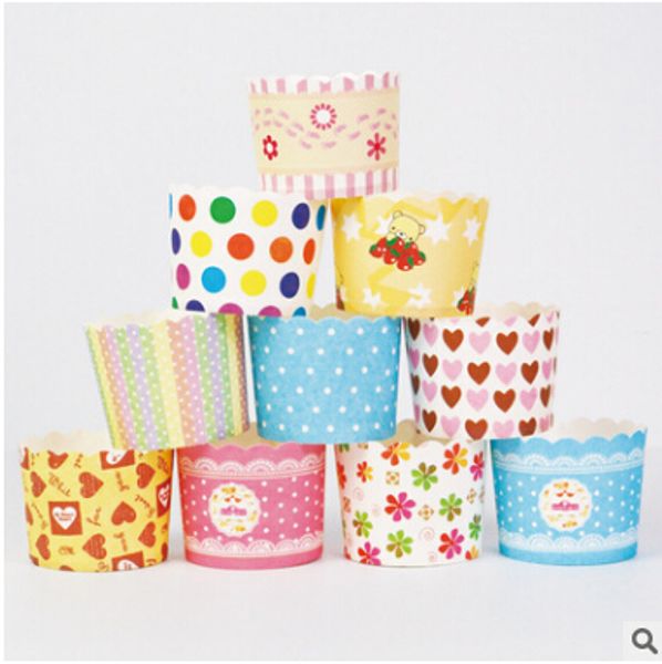 

colorful paper muffin cupcake baking cup cake mould creative wrapper liner bakeware birthday party cake decoration