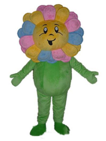 

2018 sunflower mascot costume for to wear for sale for party, Red;yellow