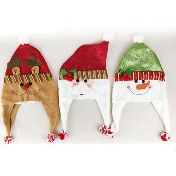 

christmas thickened hat santa claus cap family child xmas