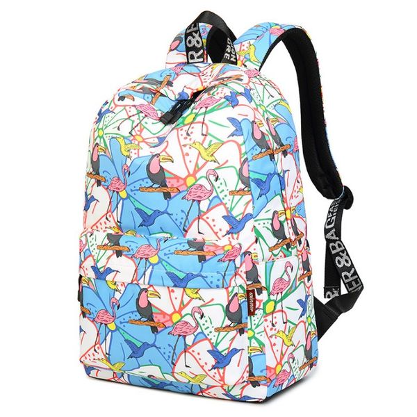 

schoolbag canva+oxford fabric backpack leisure fashion striped backpack outdoor travel bags high-capacity knapsack lapbackpacks a26