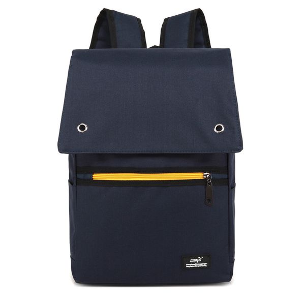 

do drop shipping] new large capacity teenager girls boys student shool bags korea style canvas bags black blue backpacks (a008