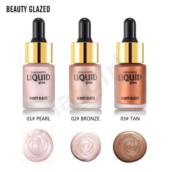 

BEAUTY GLAZED New Face Foundations Waterproof Long-lasting Highlight Concealer Nature Brighten Liquid Cometic Easy to Wear