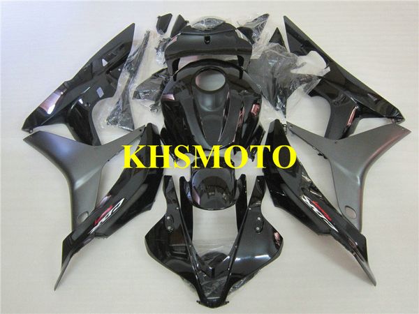 Kit de Carenagem personalizada para Honda CBR600RR 07 08 CBR 600RR F5 2007 2008 CBR600 ABS Cinza Gloss preto Carimbos conjunto + Presentes HX25