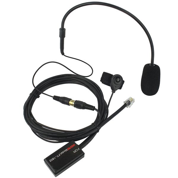 

Новый палец 34см PTT громкой динамик 6-core для Yaesu Радио FT-1807/1907/1802