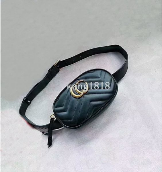 

Hot sales New style high quality famous Fashion casual new Womens 18cm Leather Bag luxury designer brand Waist Bags Waistpacks Free shipping