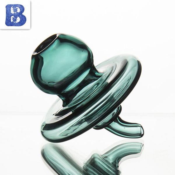 Farbige UFO-Glasflasche, rauchende Vergaserkappe, 38 mm Außendurchmesser, für Quarznägel, 2 mm, 3 mm, 4 mm dicke Domeless-Nägel, Bohrinsel