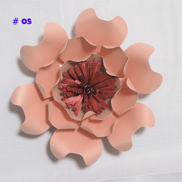 

latest giant paper flowers artificial rose diy large paper rose wedding & event backdrop baby nursery with video tutorials 1 pcs