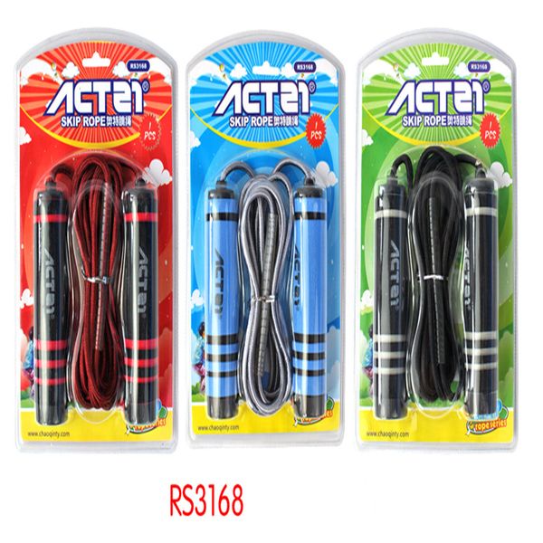 

actei practical adjustable foam handle plastic rope fitness skipping rope