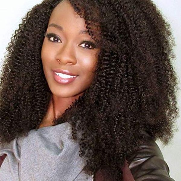 4b 4c Afro Kinky Curly 360 Full Lace Band Frontal Wig 180 Density