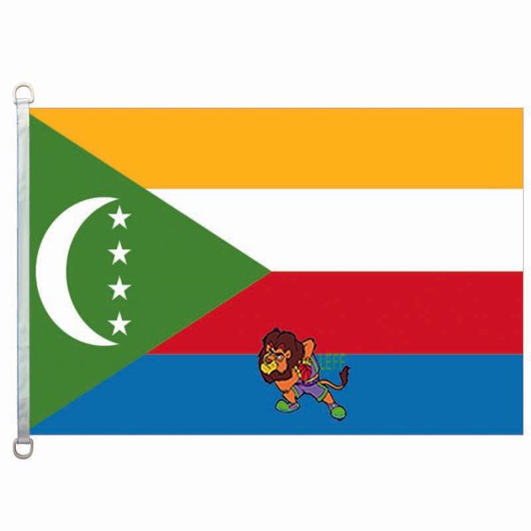 

comoros flag flag,90*150cm ,100% polyester, banner,digital printing