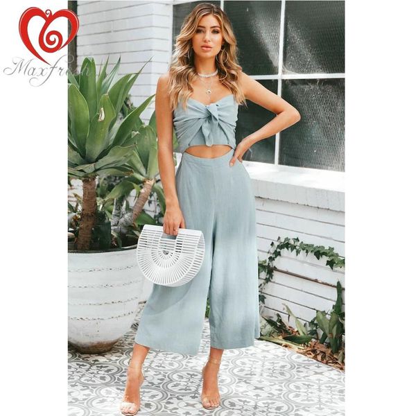 

maxfresh 2018 women summer fashion jumpsuit sleeveless straps long backless solid overal casual women, Black;white