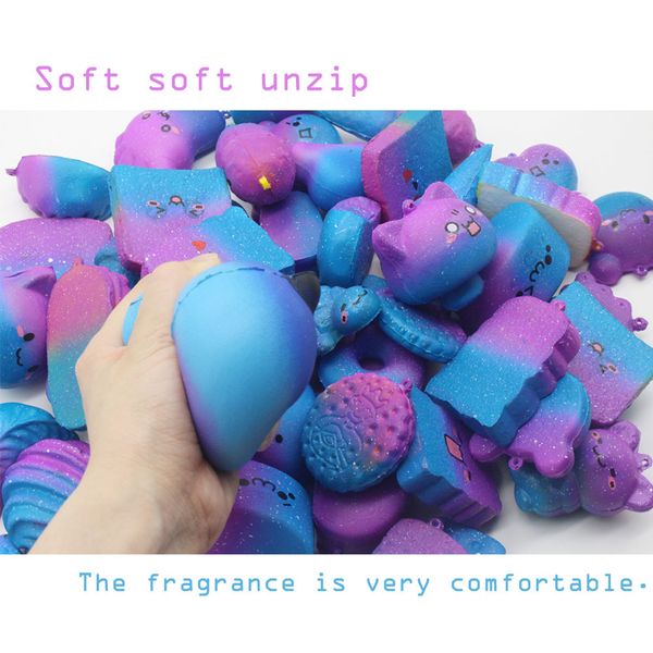 

Squi hy tar ky color low ri ing rebound pu toy imulated peach for children early educational toy