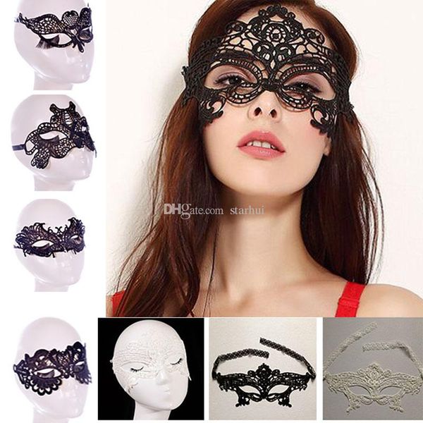 

fashion lace party masks women ladies girls halloween xmas cosplay costume masquerade dancing valentine half face mask wx-m03