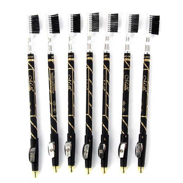 

long lasting eyeliner pen eyebrow eye brow pencil+ brush for waterproof makeup eyebrow enhancers