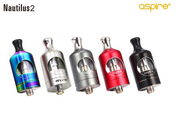 

Оригинальный Aspire Nautilus 2 Tank 2ML TPD Соответствует Pinpoint Airflow Control 1.8ohm 0.7ohm Катушки наилучшим образом подходит для Zelos 50W Mod