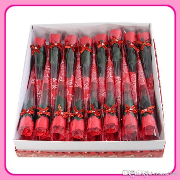 

hand made soap artificial flower romantic bath body rose flowers colorful petals for valentines day wedding decorations gifts 1jm zz