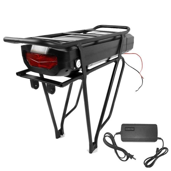 

48v 17.5ah ebike battery electric bike ebike large capacity battery with rear rank holder with usb port bicycle rear lights