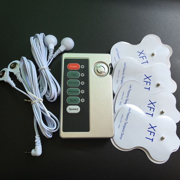

professional electric shock therapy massage dual output host, physiotherapy host accessories