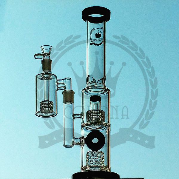 CORONA BONG MATRIX ROXO RECYCLER VIDRO BONGS Tubos de água