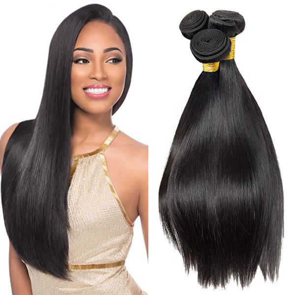 Brazilian Kinky Straight Hair Weave Bulk 100 Real Human Hair