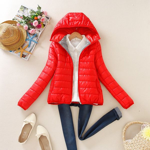 

cotton women 8-color upgrade edition super warm winter parka jacket coat ladies women jacket slim denim short basic padded, Black;brown