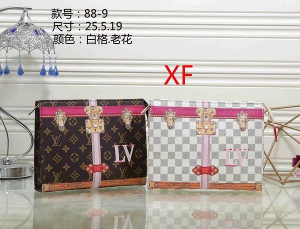 

2018 Hag / old flower / rectangular handbag women travel makeup bag new designer high quality men wash bag famous brand cosmetic bags